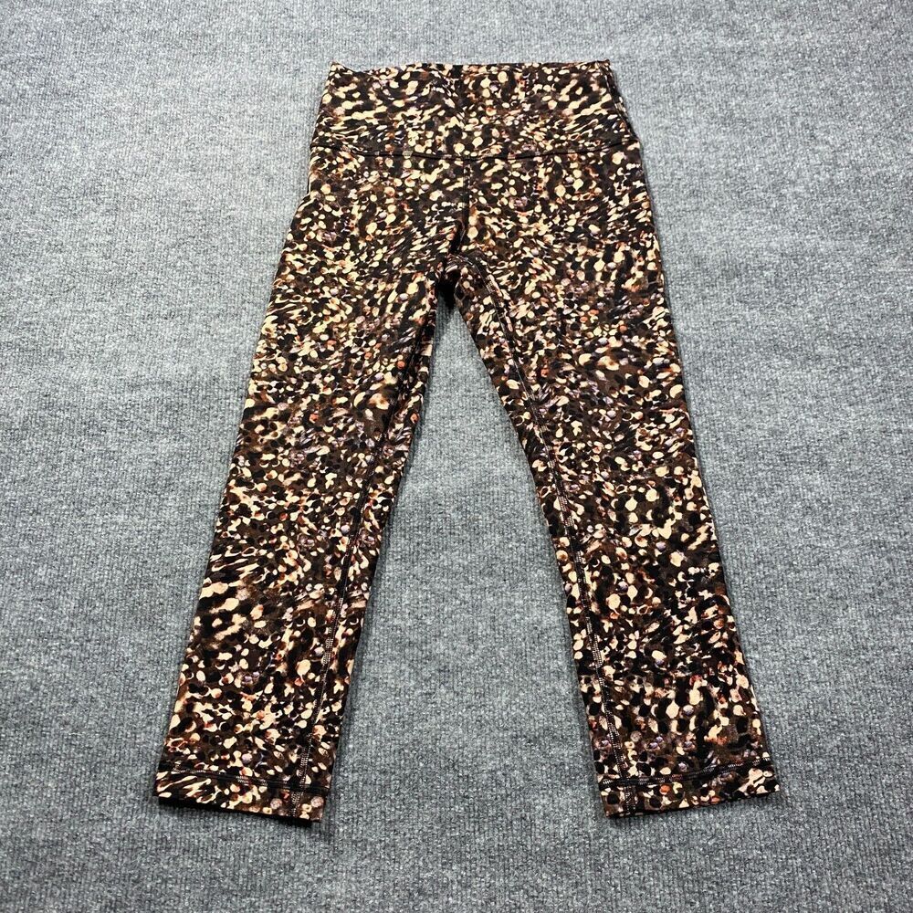 lululemon athletica Brown Patterned Leggings